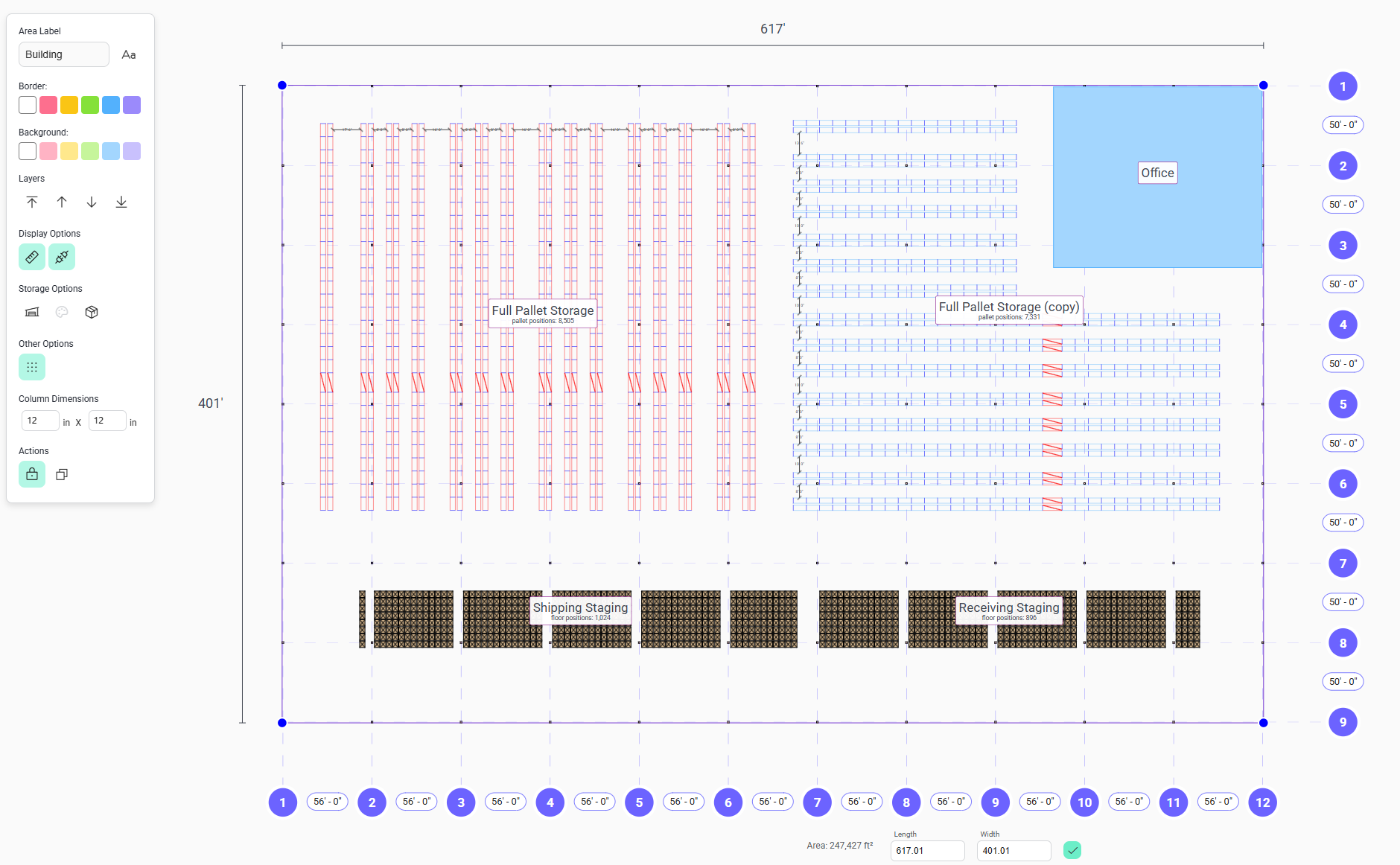 Screenshot of TheBuildOut UI